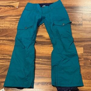 Burton Teal Women's Cargo Pants